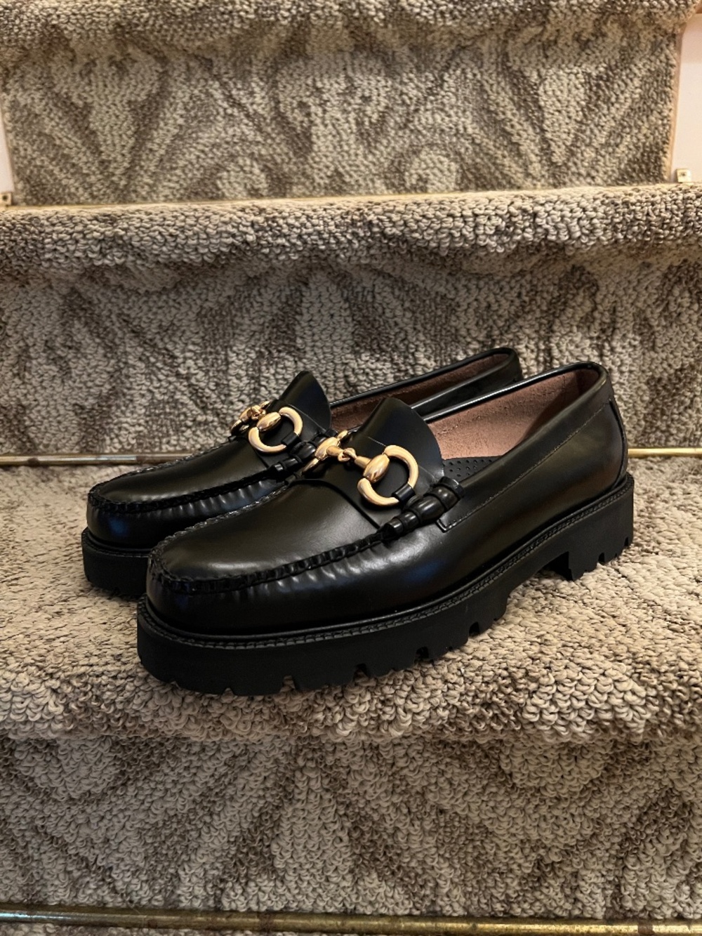 NWOB Men's G.H. Bass Weejuns Lincoln Horsebit Lug Sole Loafers Shoes Size 10.5
